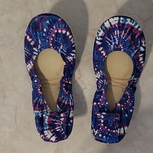 Colorful Tie-Dye Women's Flats